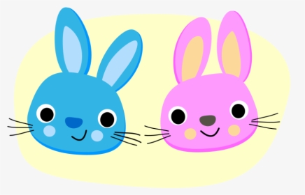 Easter Cute Clipart - Transparent Cartoon Easter Bunny, HD Png Download, Free Download