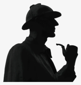 Sherlock Holmes Silhouette Png, Transparent Png, Free Download