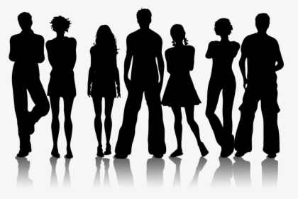 High School Students Silhouette, HD Png Download, Free Download