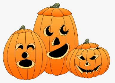 Halloween Pumpkins Clipart - Jack O Lanterns Clipart, HD Png Download, Free Download