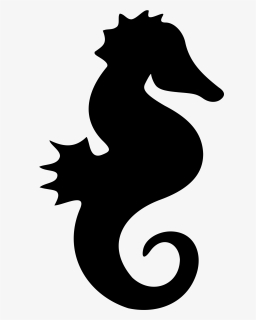 Seahorse Silhouette Svg Clip Arts - Seahorse Clipart Black, HD Png Download, Free Download