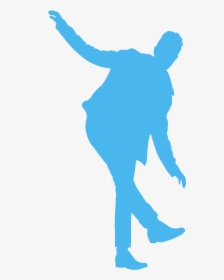 Teenager Silhouette Blue, HD Png Download, Free Download