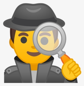 Clip Art Man Detective Icon Noto - Detective Emoji, HD Png Download, Free Download