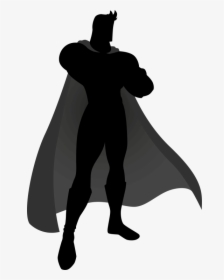 Tech Hero - Black Hero Silhouette Png, Transparent Png, Free Download