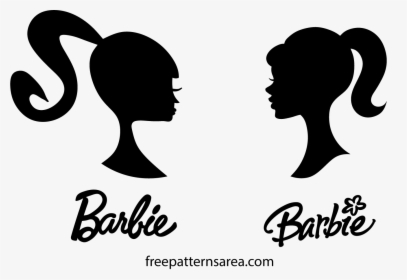 Barbie Logo Black Png, Transparent Png, Free Download