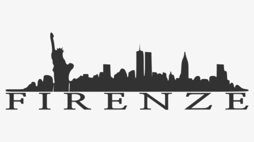 Firenze - 9 11 New York Skyline Silhouette, HD Png Download, Free Download