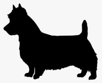 Pembroke Welsh Corgi Australian Terrier Bull Terrier - Dog Silhouette Cut Out, HD Png Download, Free Download