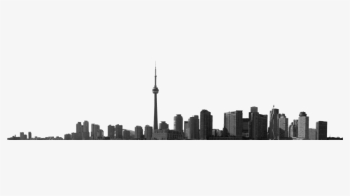 Skyline Clipart City Landscape - City Skyline Png Toronto, Transparent Png, Free Download
