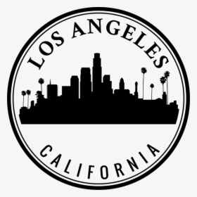 Los Angeles Skyline Black Transparent Png, Png Download, Free Download
