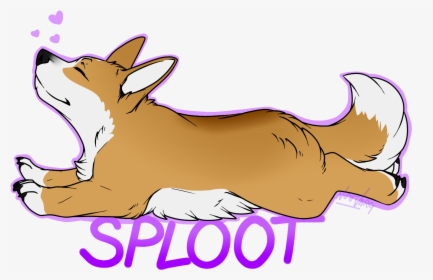 The Corgi Sploot - Corgi Sploot, HD Png Download, Free Download