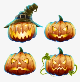 Clip Art Decorative Pumpkins - Pumpkin Funny, HD Png Download, Free Download