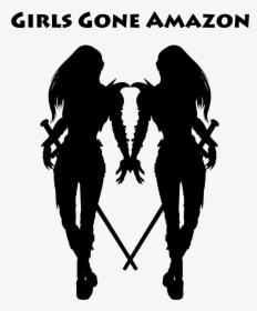Female Warrior Silhouette, HD Png Download, Free Download