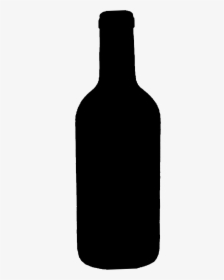 Wine Bottle Silhouette Wall Chalk Board [777983] - Gas, HD Png Download, Free Download