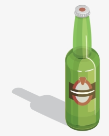 Beer Bottle Wine Glass - Beer Bottle Png Vector, Transparent Png, Free Download