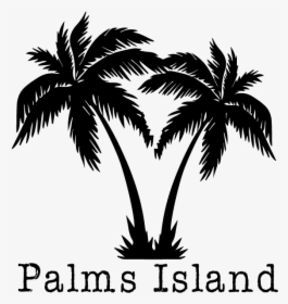 Palm Tree Silhouette Transparent, HD Png Download, Free Download