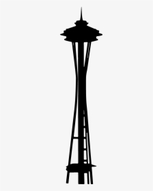 Seattle Space Needle Silhouette - Space Needle Silhouette Vector, HD Png Download, Free Download