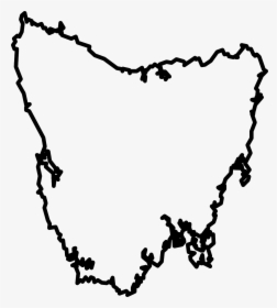 Blank Map Of Tasmania, HD Png Download, Free Download