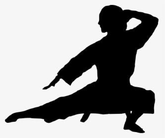 Silhouette Karate Martial Arts Clip Art - Martial Arts Silhouette Png, Transparent Png, Free Download