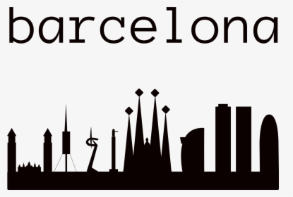Transparent Seattle Skyline Clipart - Skyline Barcelona Dibujo, HD Png Download, Free Download