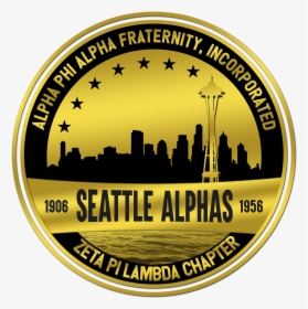 Seattle Alphas Logo W Water - Silhouette, HD Png Download, Free Download