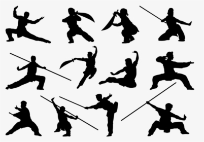 Wushu Silhouette Png, Transparent Png, Free Download