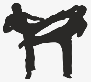 Silhouette Mixed Martial Arts Kickboxing - Mixed Martial Arts Transparent, HD Png Download, Free Download