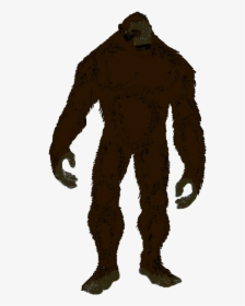 Bigfoot Silhouette Yeti Clip Art - Bigfoot Size, HD Png Download, Free Download