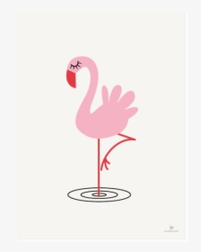 Clip Art Poster By Kai Copenhagen - Flamingo Poster Png, Transparent Png, Free Download