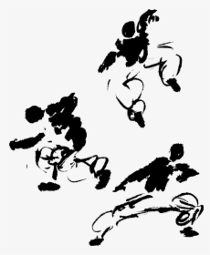 Kung Fu Monks Stencil, HD Png Download, Free Download