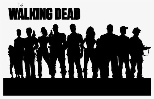 Walking Dead Zombies Silhouette, HD Png Download, Free Download
