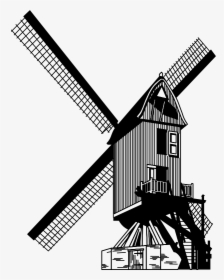 Dutch Windmill - Blue, HD Png Download, Free Download