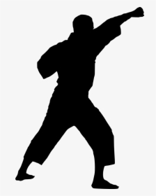 Karate-silhouette - Karate Silueta Png, Transparent Png, Free Download