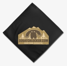 Sasqauatch/bigfoot Squatchlocker Bandana - Silhouette, HD Png Download, Free Download