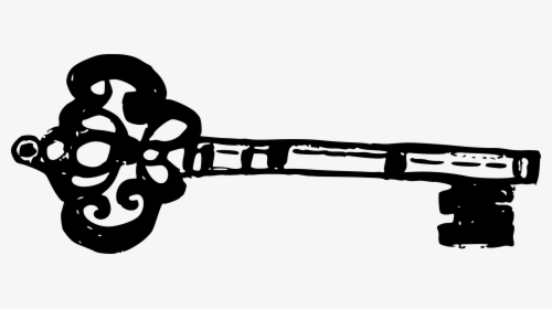 5 Skeleton Key Drawing - Clipart Skeleton Key Transparent Background, HD Png Download, Free Download