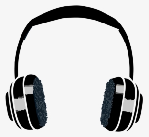 Headphones Music Headset Musician Sound Sing - Transparent Background Headphones Clip Art, HD Png Download, Free Download