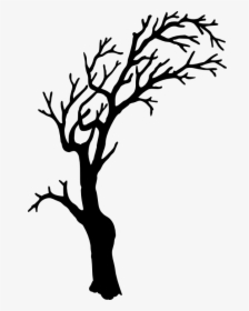 Halloween Tree Silhouette Png, Transparent Png, Free Download