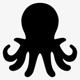 Octopus Clip Art Vector Graphics Silhouette Image - Silhouette Octopus Clipart, HD Png Download, Free Download