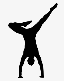 Fitness-silhouette - Silhouette, HD Png Download, Free Download