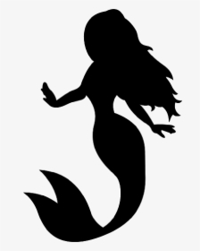 Free Mermaid Silhouette Wannacraft - Little Mermaid Ariel Silhouette, HD Png Download, Free Download