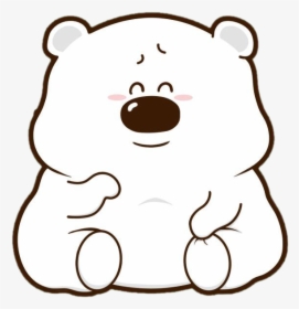 Polar Bear Clip Art Image Brown Bear - Hình Gấu Hoạt Hình, HD Png Download, Free Download