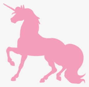 Pink Unicorn Pastel Unicorn Silhouette Vector Hd Png Download