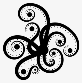 Arabesque Vector Greek - Abstract Octopus Line Art, HD Png Download, Free Download