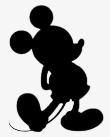 #mickeymouse #disney #mickey #silhouette - Mickey Mouse Disney Silhouette, HD Png Download, Free Download
