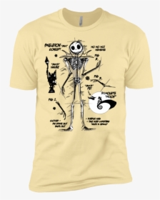 Skeleton Concept Men"s Premium T-shirt - Cartoon, HD Png Download, Free Download