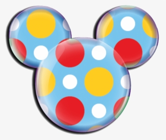 Mickey Mouse Icon Clipart - Mickey Mouse Head Blue, HD Png Download, Free Download