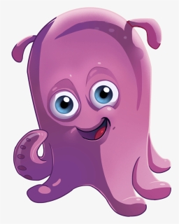 Octopus Character Cartoon Desenho Top Png Transparent Png Kindpng