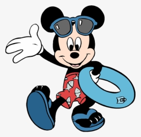 Disney Summertime Clip Art - Mickey Mouse Summer Clipart, HD Png Download, Free Download