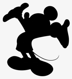 Mickey Mouse Minnie Mouse Clip Art Silhouette Image - Transparent Mickey Mouse Silhouette, HD Png Download, Free Download