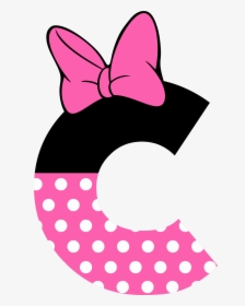 Gold Mickey Ears Png - Minnie Mouse Letter Design, Transparent Png, Free Download
