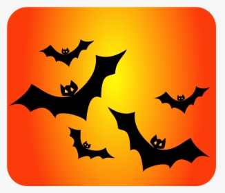 Bats Clip Arts - Halloween Bats Png, Transparent Png, Free Download